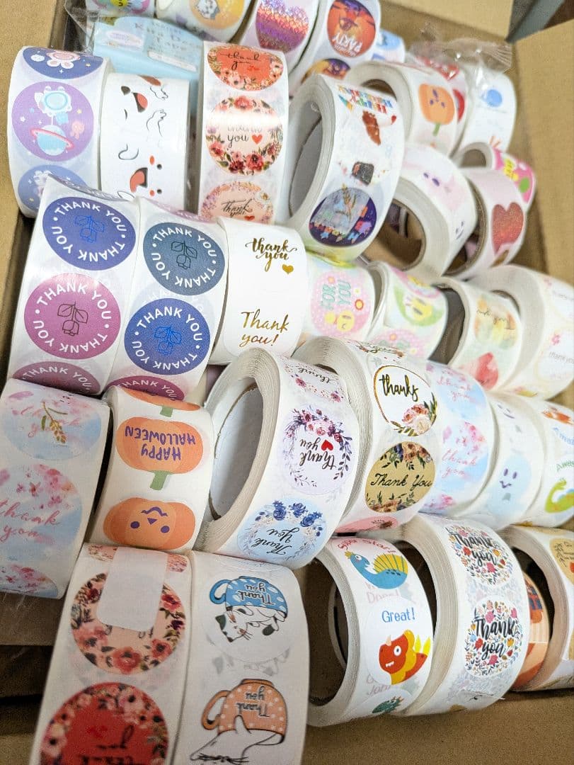 メモ帳　シール大量ぼっくす♡