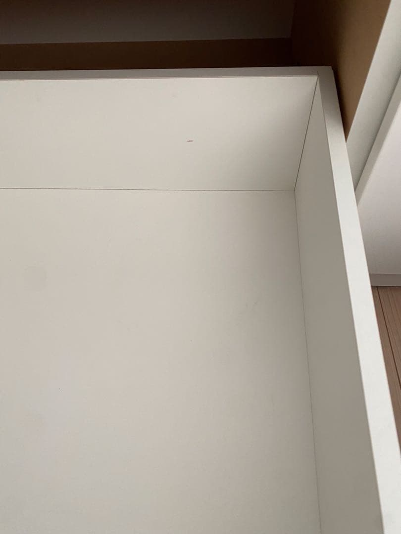 tee ニトリ　ホワイトキッチン収納 中型 アルミフレーム