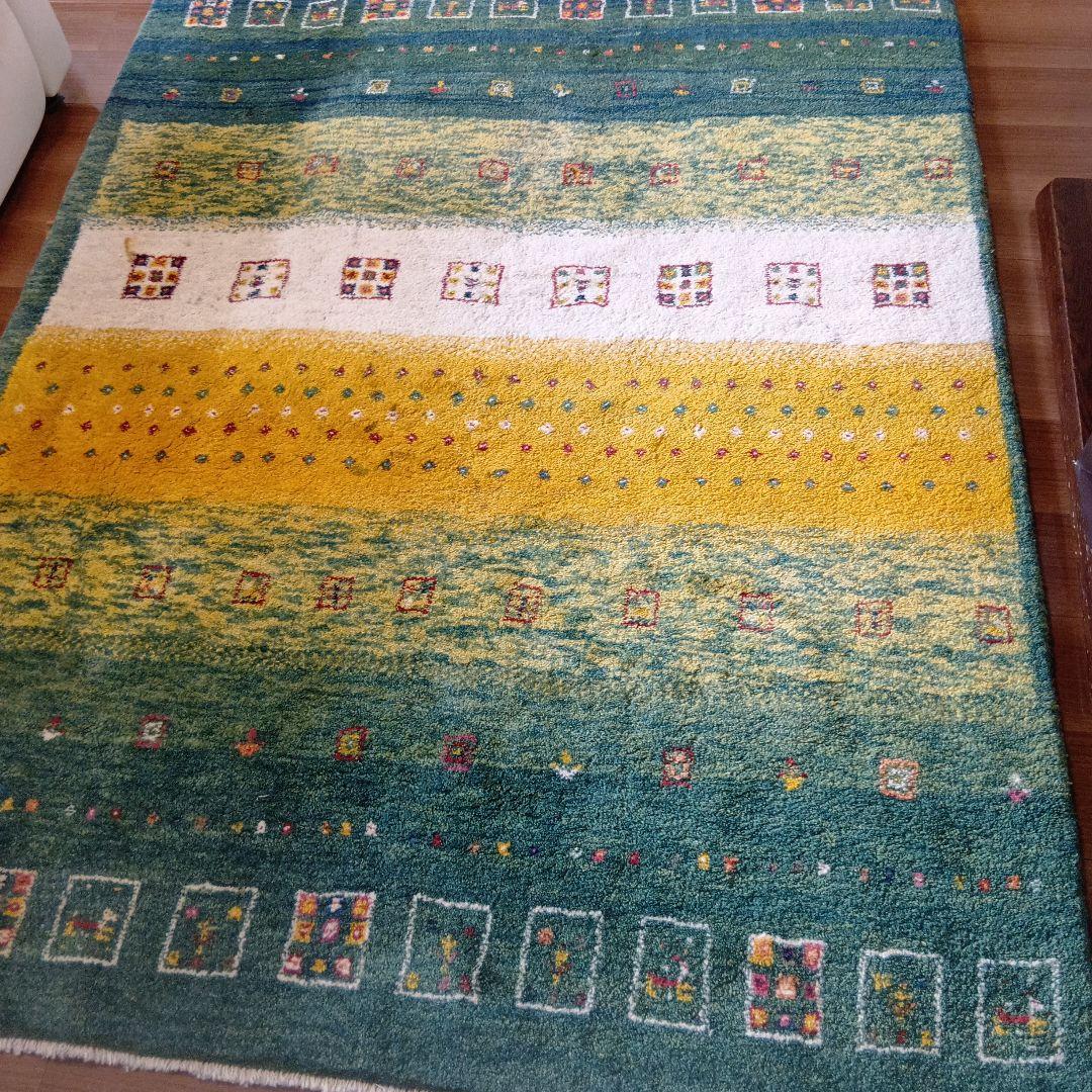 *まゆ様　ペルシャギャッベ 大塚家具購入 手織りラグ定価156600円