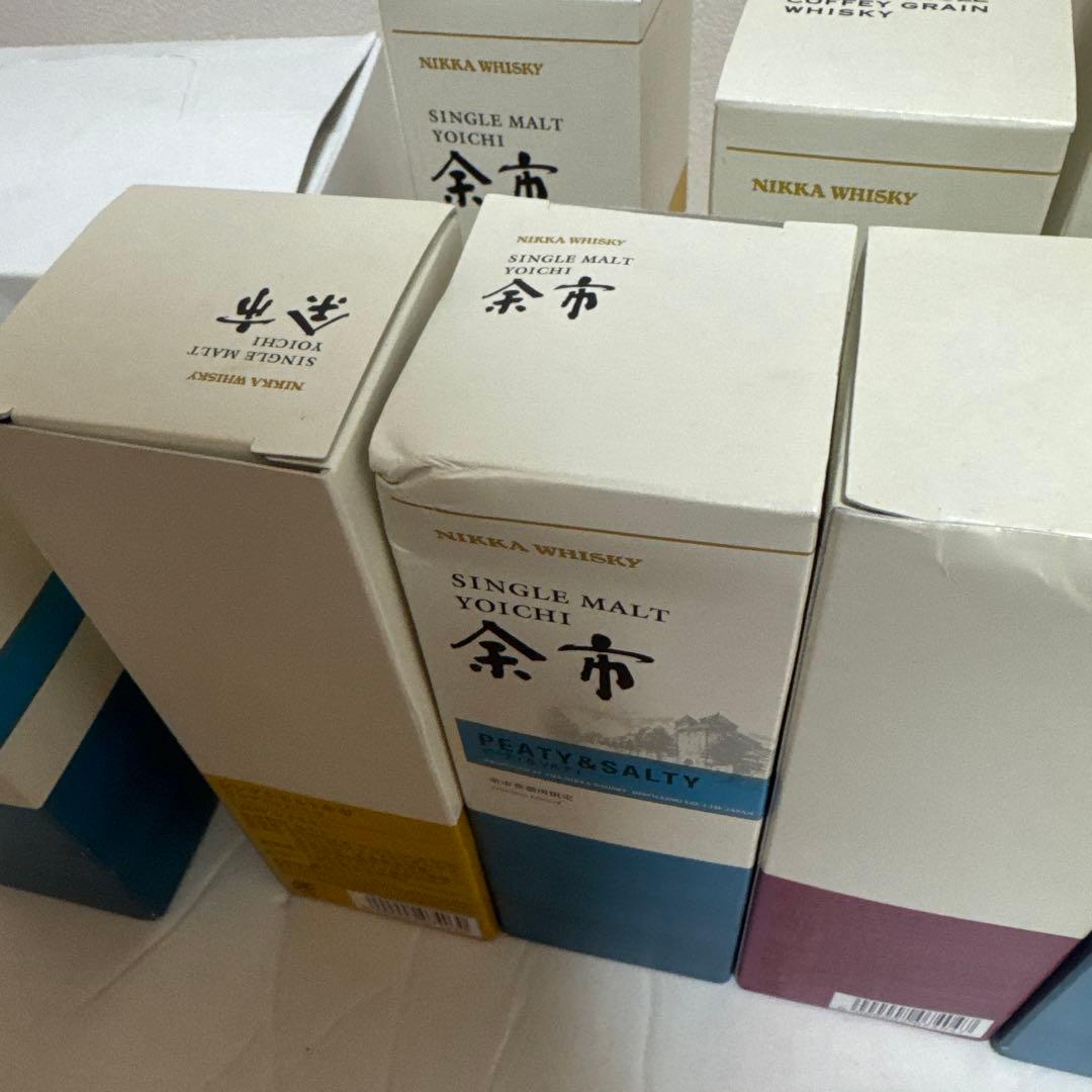 NIKKA シングルモルト余市ミニボトル 4種セット✖️ 竹鶴 ミニボトルル１２本