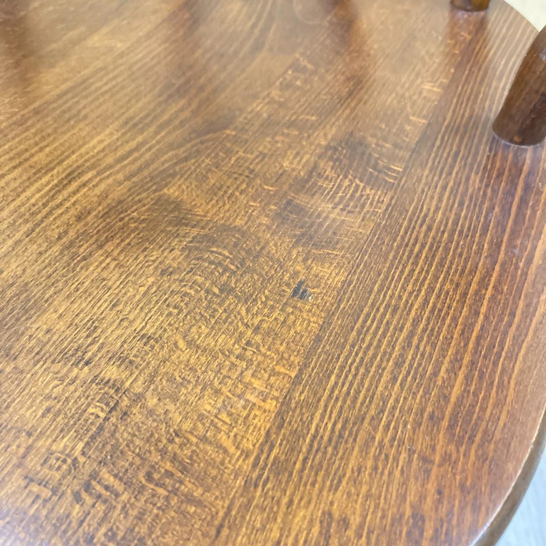 【飛騨産業】キツツキ　アームチェア　ダイニングチェア　椅子　木製　B