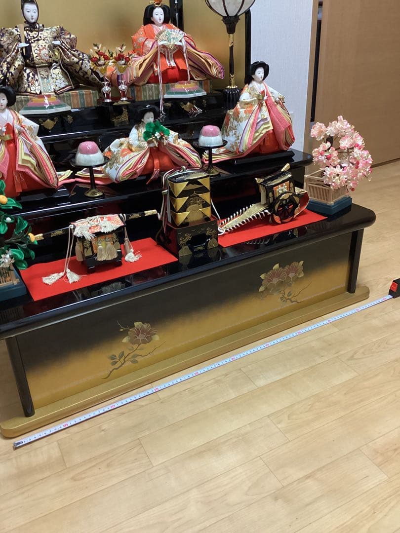 雛人形セット　裂地西陣織 賀美雛　三段飾り③