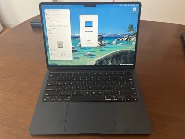 MacBookAir 13\" M2 2022 英語配列 8GB1TBミッドナイト