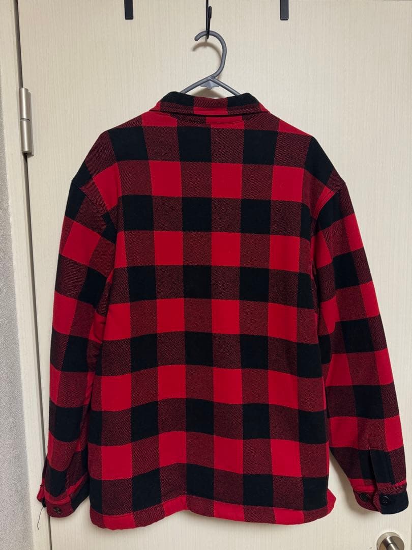 【Carhartt】カーハート ボア チェック ジャケット 赤 レッド S