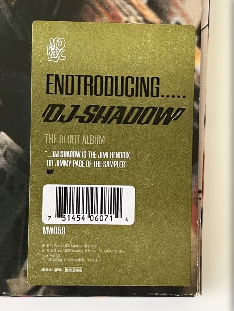 Endtroducing...DJ Shadow オリジナルUK盤LP 見開き