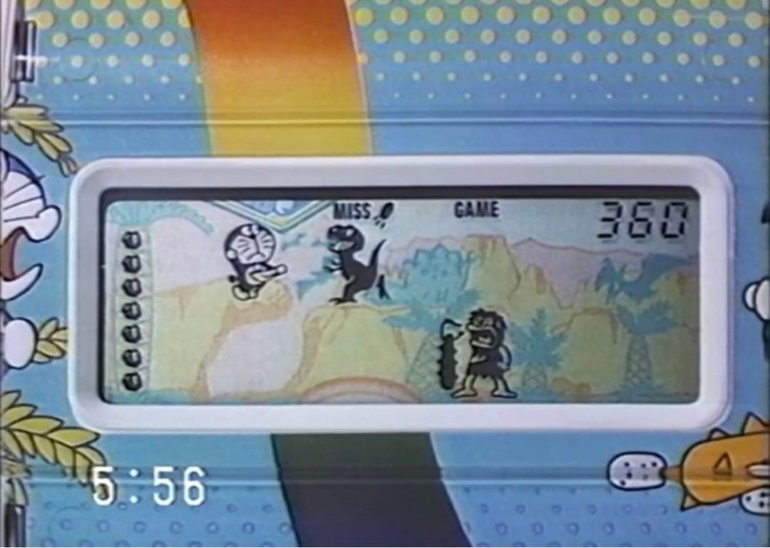 超レア40年前の稼働レトロゲームウォッチドラえもん おもしろさんかくタイムマシン