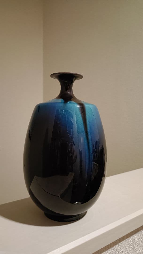 D*i様 徳田八十吉 壷 人間国宝 赤銘 九谷焼 箱無し