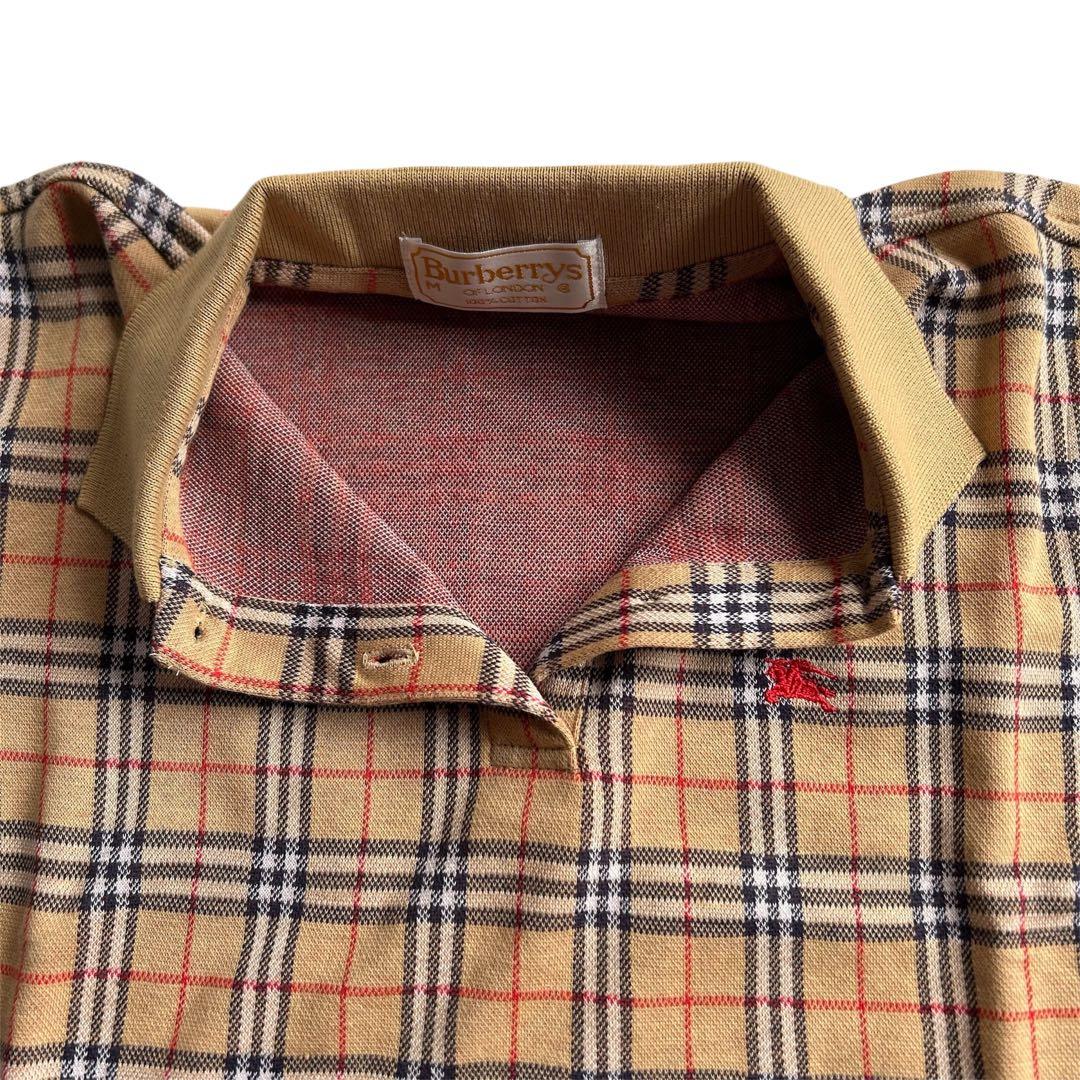 【新品未使用】 Burberrys バーバリー ノバチェック ポロ 希少デザイン