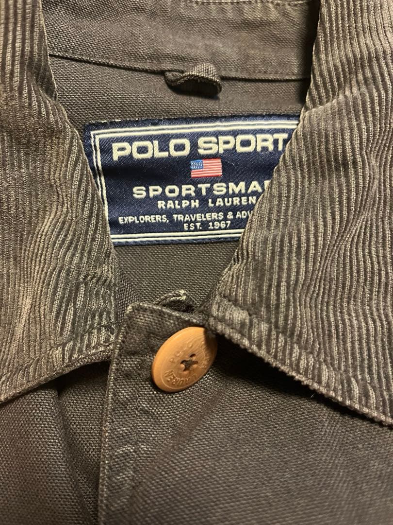 90s POLO SPORT RalphLauren ハンティングジャケット 黒