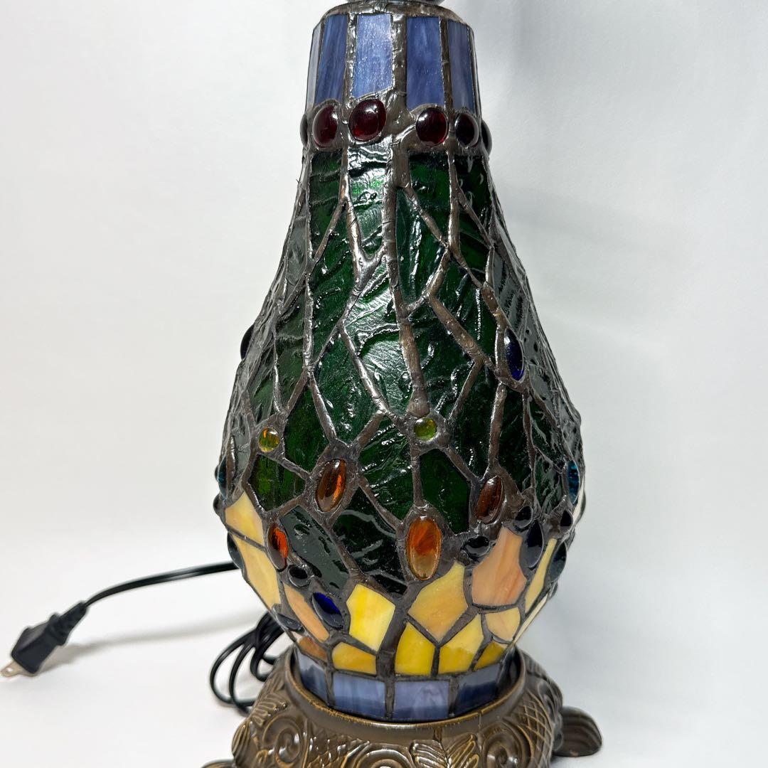 ステンドグラス ランプ ティファニースタイル 蜻蛉 昭和レトロ ヴィンテージ