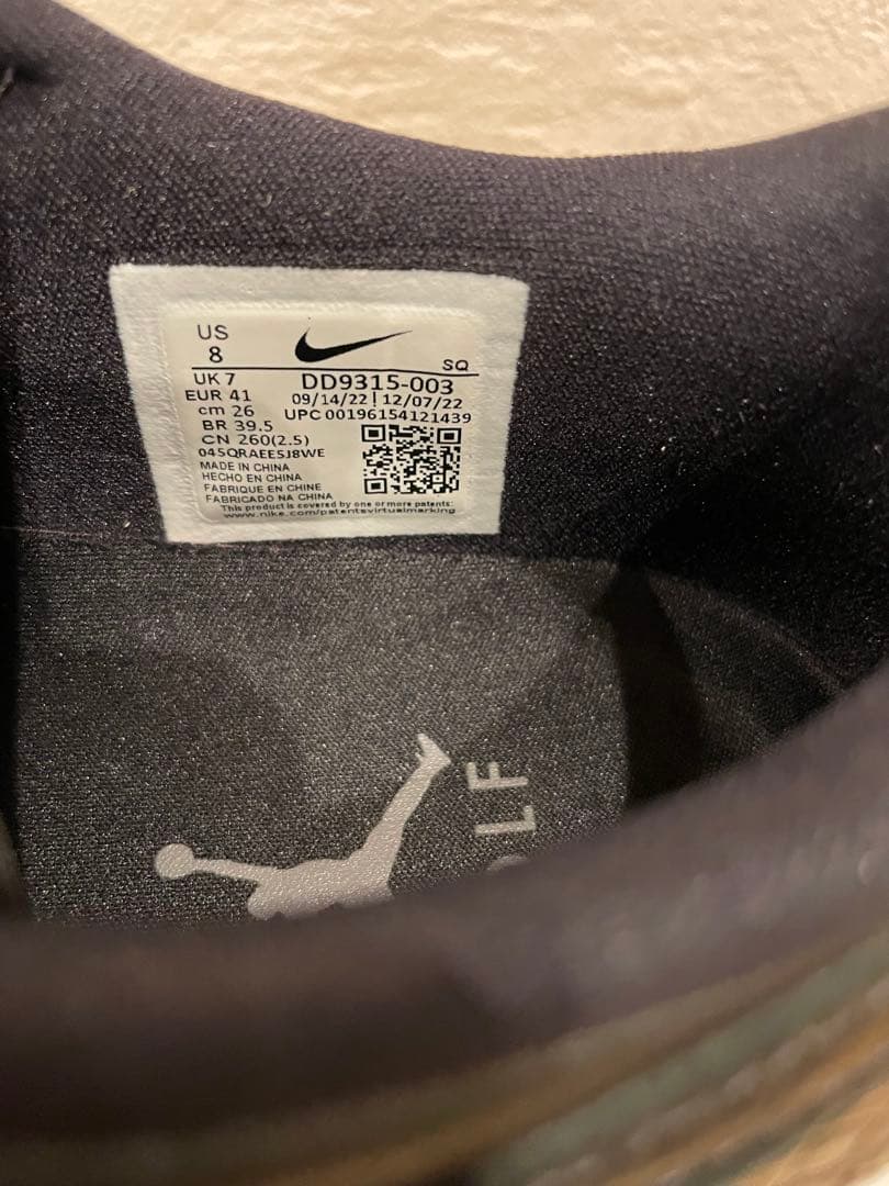 NIKE (ナイキ) AIR JORDAN 1 LOW GOLF クロコ