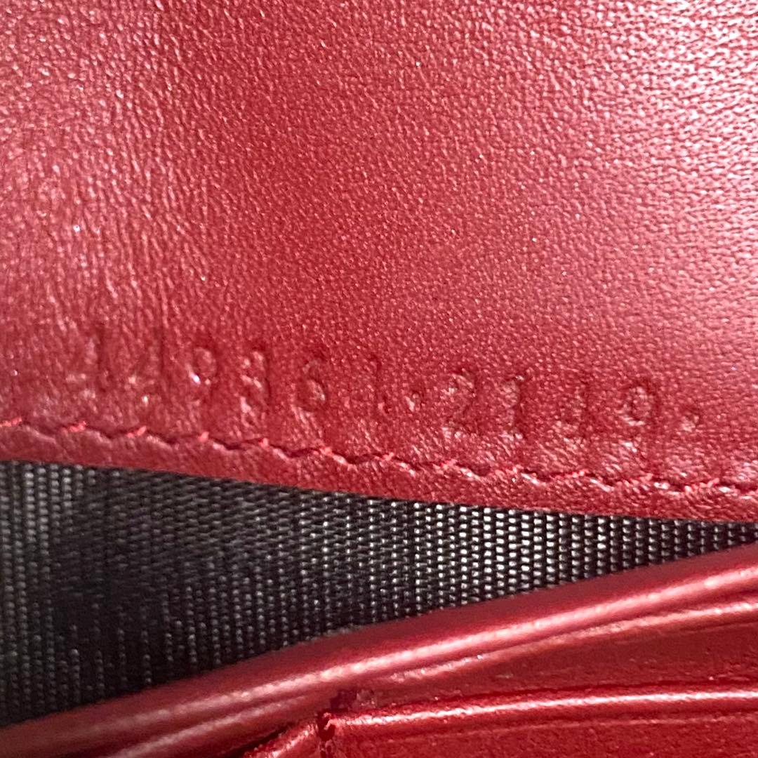 美品✨ GUCCI グッチ ラウンドファスナー二つ折り長財布　マイクロシマ
