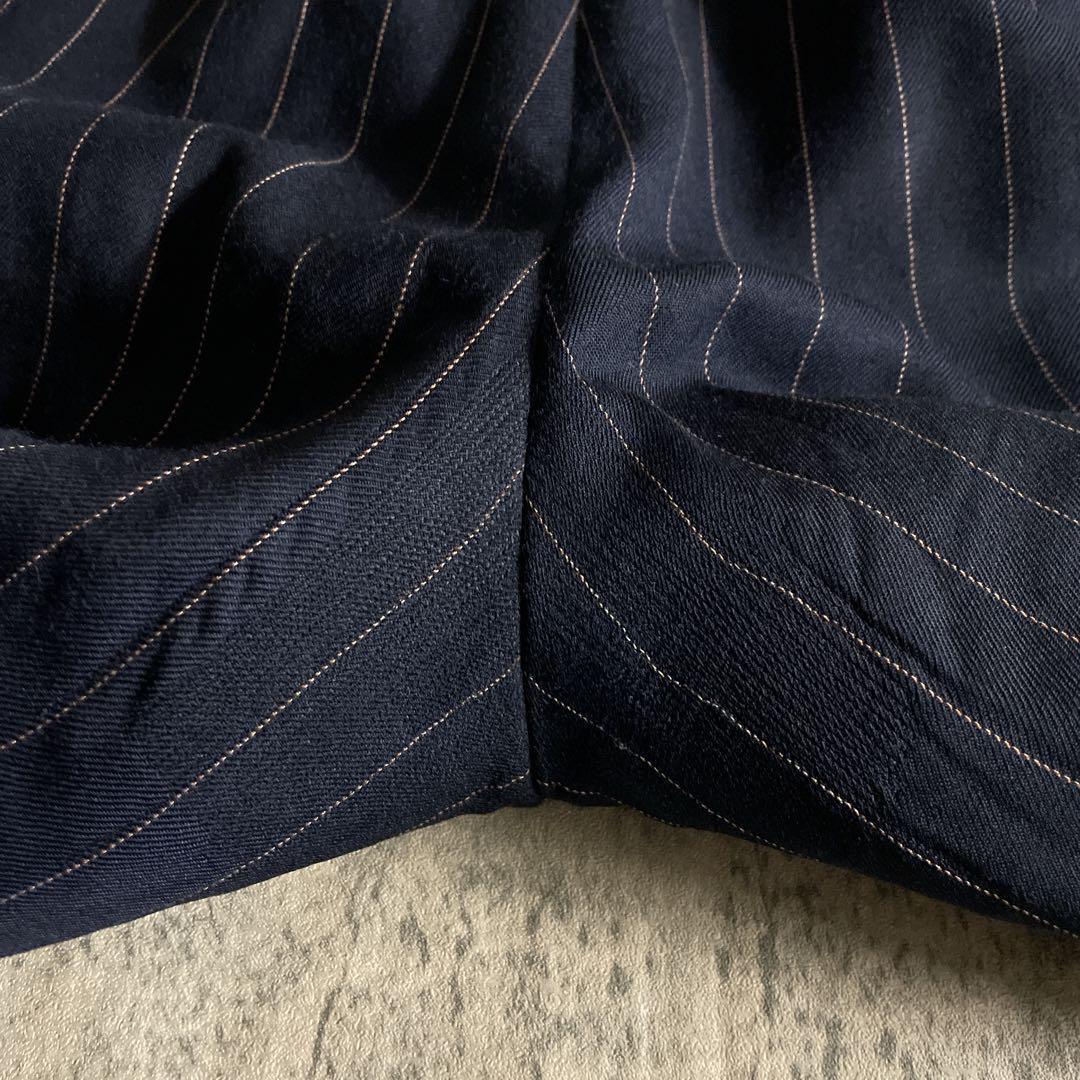 英国製 極上ウール ダブルブレストスーツ × LOUIS VUITTONネクタイ