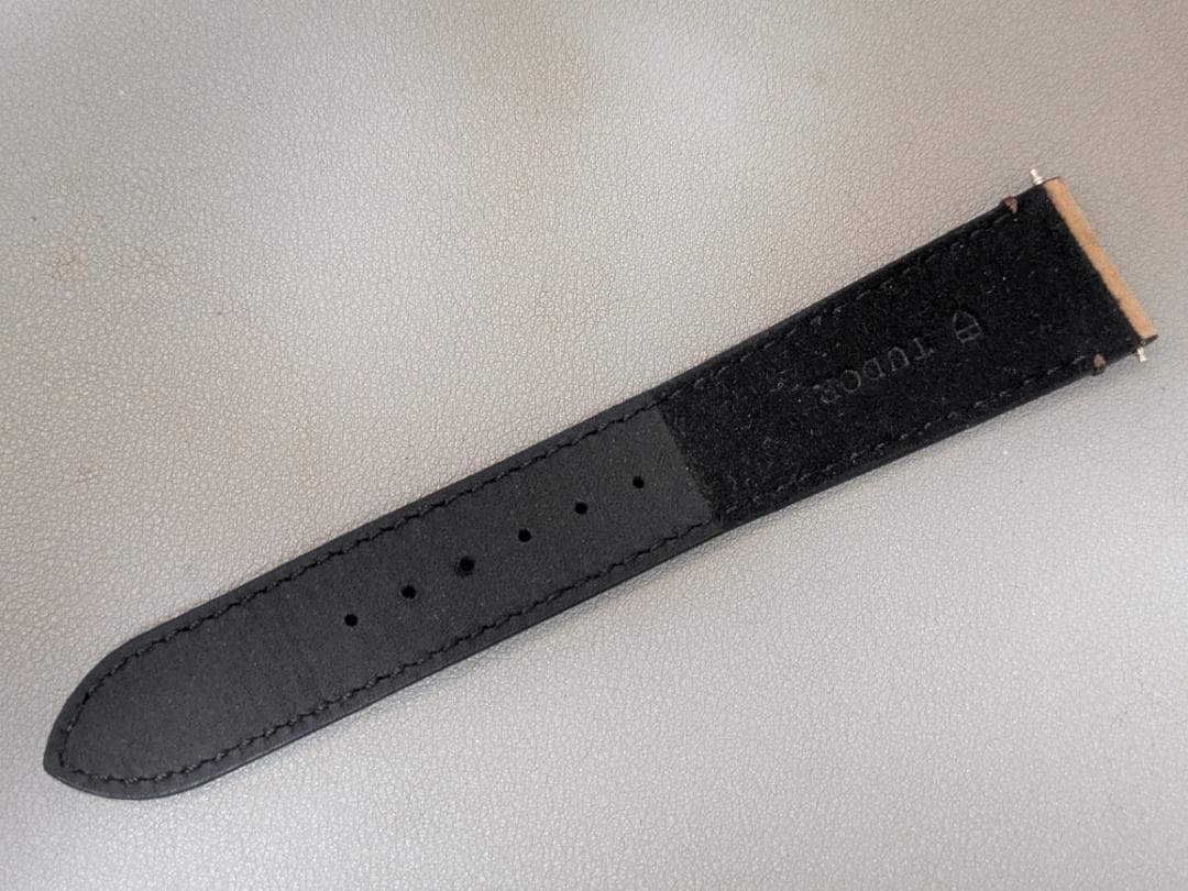 Tudor 純正　ブラックベイ・クロノ用レザー・ベルトとバックル　新品・未使用