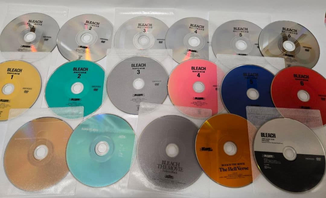 BLEACH　ブリーチ　88巻　+　劇場版　5巻　全93巻セット　DVD