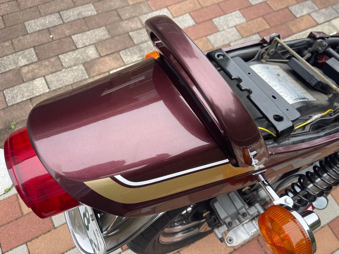 ゼファー750 KAWASAKI 玉虫マルーンカラー 外装