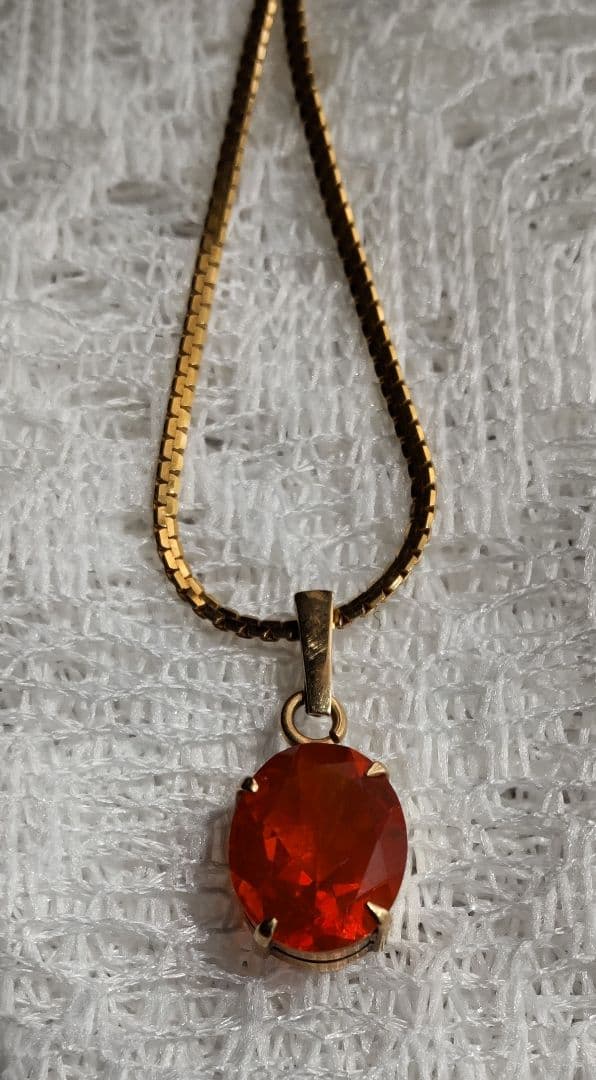 ファイアーオパールペンダントヘッド(18K)