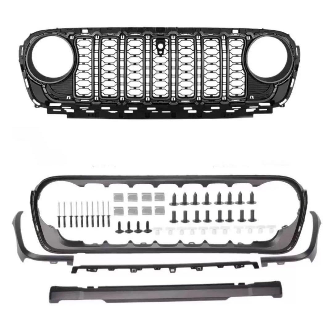 Jeep ラングラー JL型 18〜24年式対応 フロントグリル 新型風