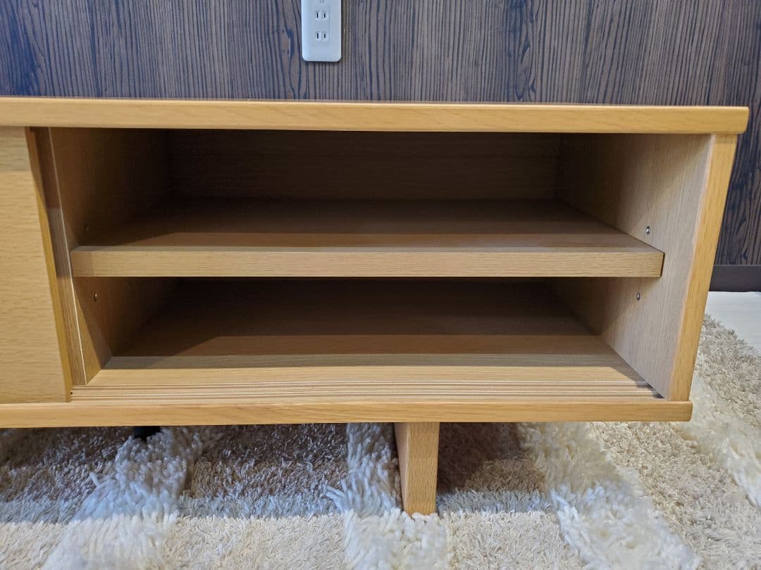 無印良品 オーク材　TVボード　テレビ台　ローボード