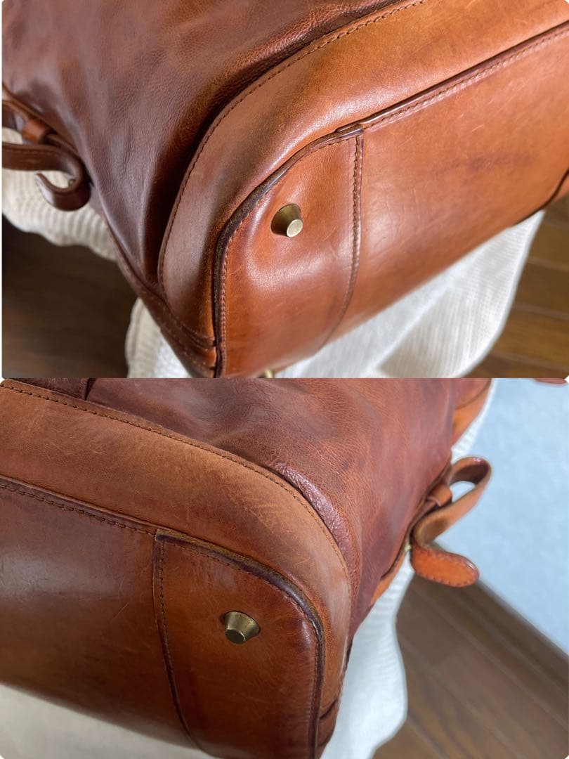 ◇ genten ゲンテン 2wayレザーショルダーバッグ ボストンバッグ ◇