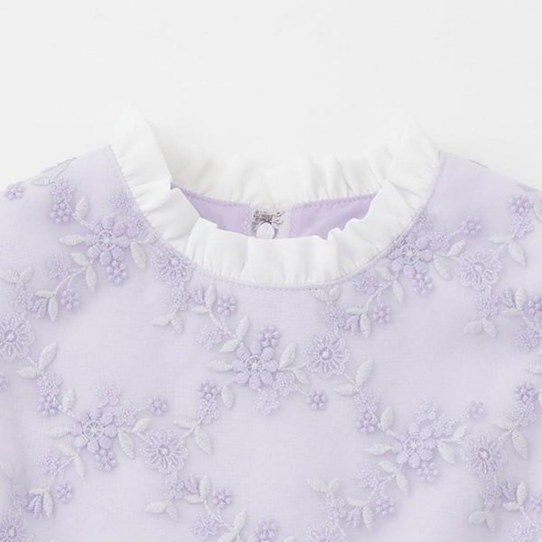 新品 petit main プティマイン 130 フォーマル 入学式 卒園式 紫