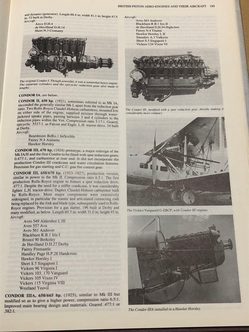洋書 BRITISH PISTON AERO-ENGINES