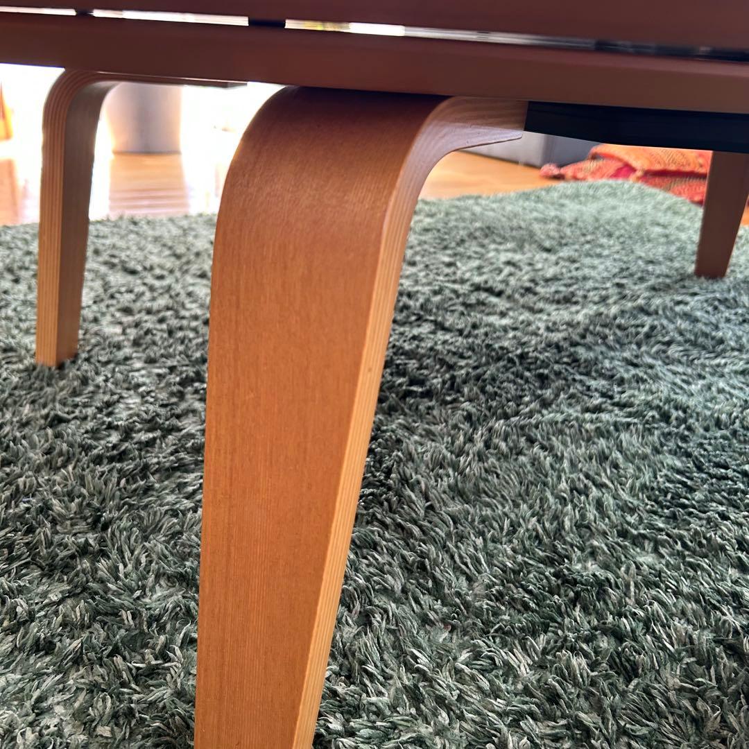 無印こたつ　テーブル　楕円形　布団付き　フラットヒーター　リモコン　脚取り外し可