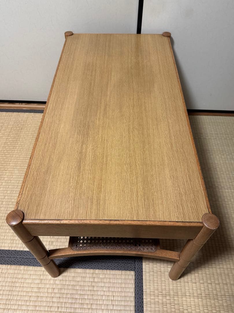 リビングテーブル センター ローテーブル 籐