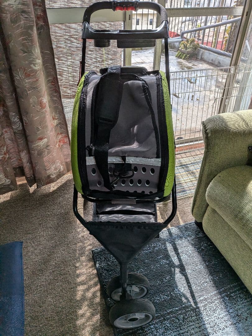 再値下げ＝アイリスオオヤマペットカート カップホルダー付き