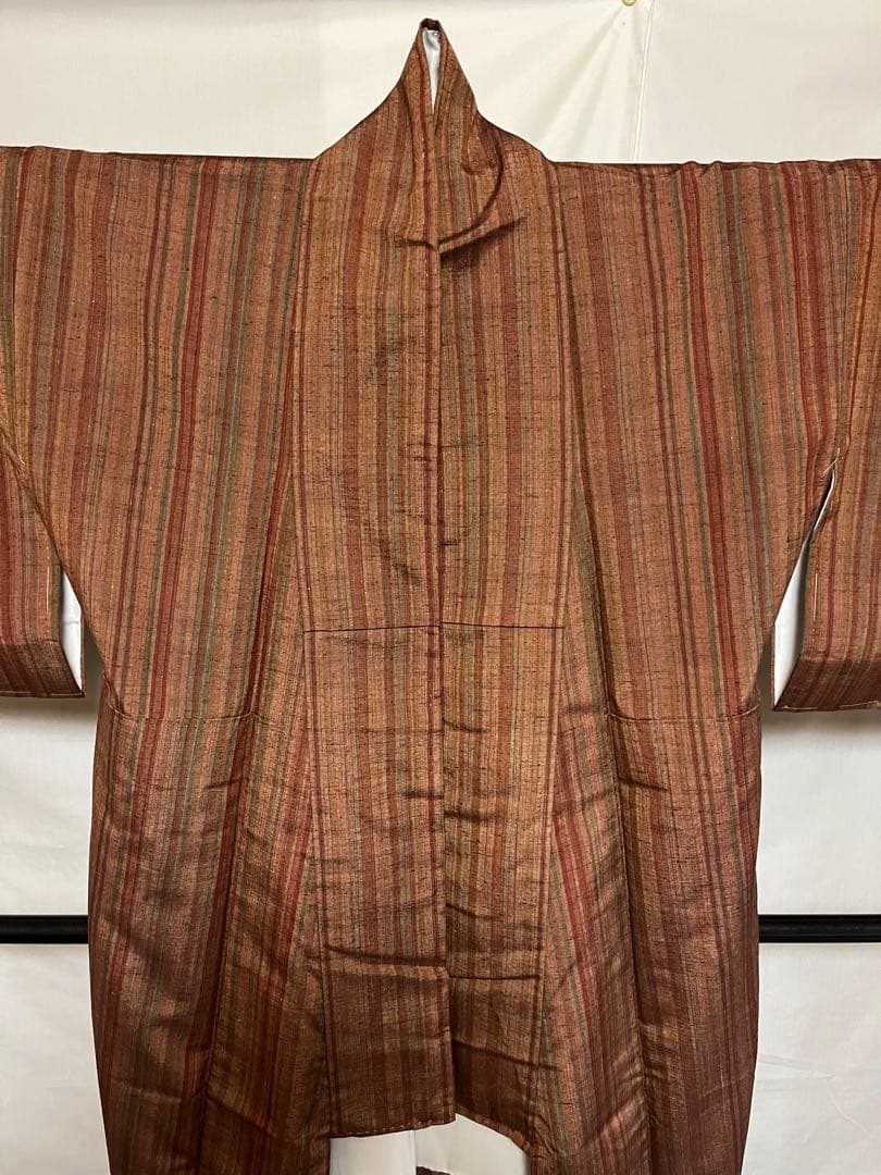 ☘️早い者勝ち☘️【国宝品】●岐阜県無形文化財【郡上紬】●手引真綿●草木染●