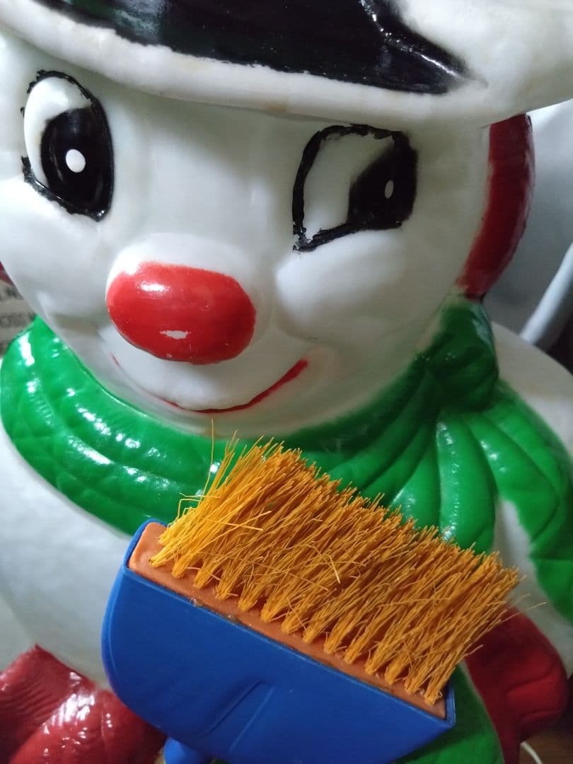 ブローライトスノーマン　レトロ　クリスマス　イルミネーションスノーマン　雪だるま