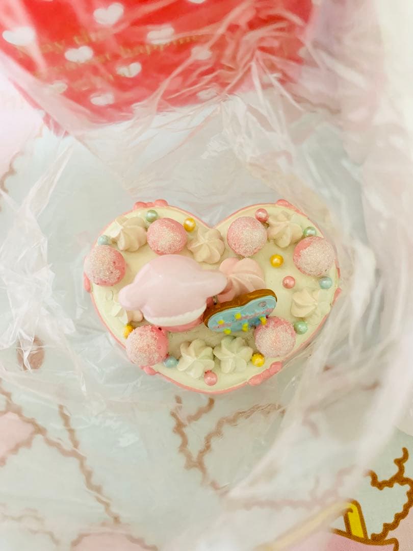 マイメロディ ケーキ型小物入れ MY MELODY クリスマス いちご