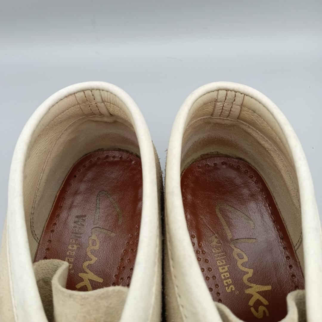 Clarks クラークス Wallabee ワラビー ブーツ ベージュ 25.0