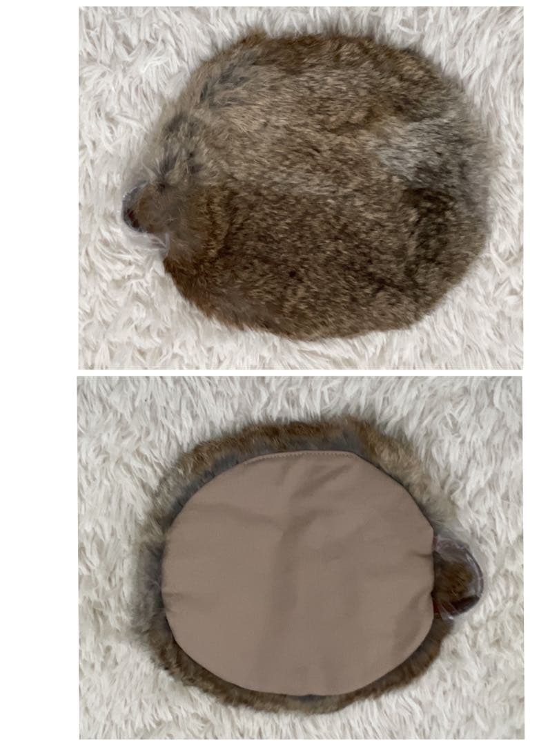 極美品✨ATAO 2WAY かごバッグ ショルダーバッグ ラビットファー付き