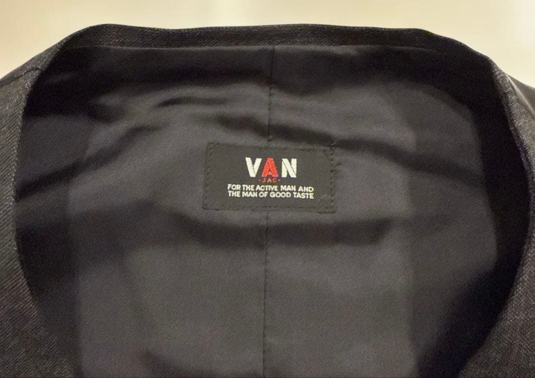 VAN JAC ヴァンヂャケット　メンズ　ウール100% スリピース　スーツ　M