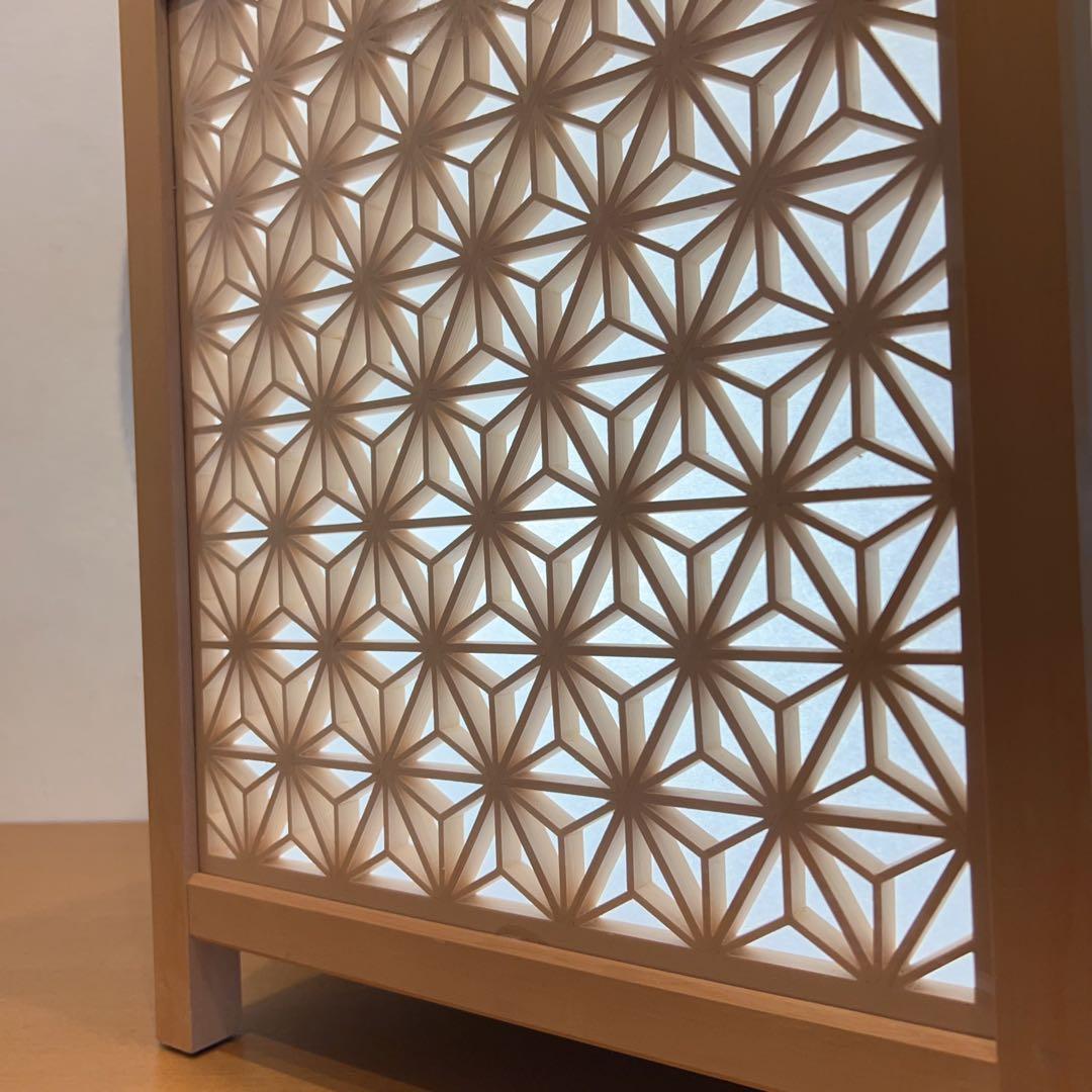 間接照明　行灯　行燈　組子　組子細工　ライト