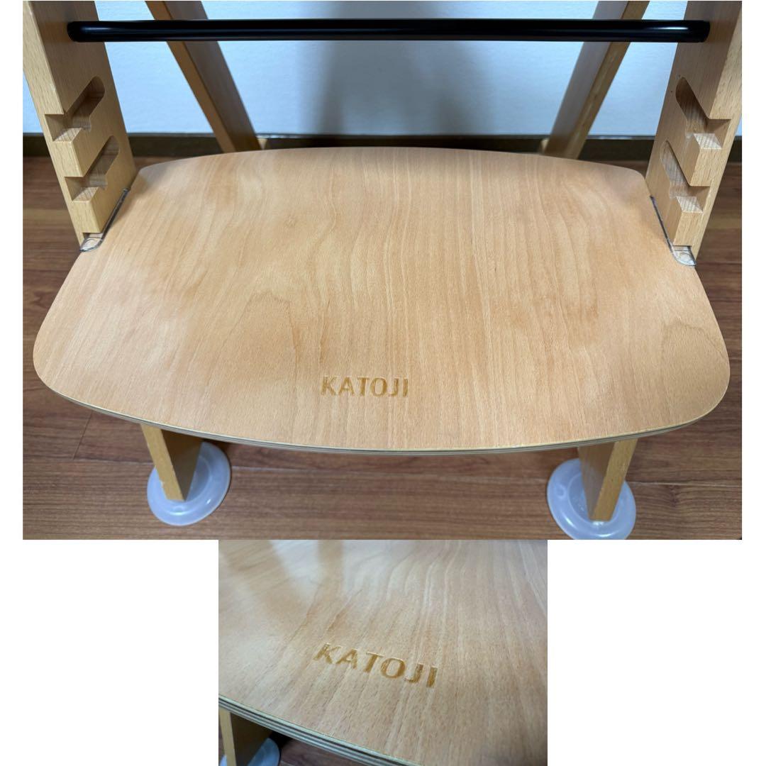 【美品】KATOJI カトージ プレミアム ベビーチェア ハイチェア 22380