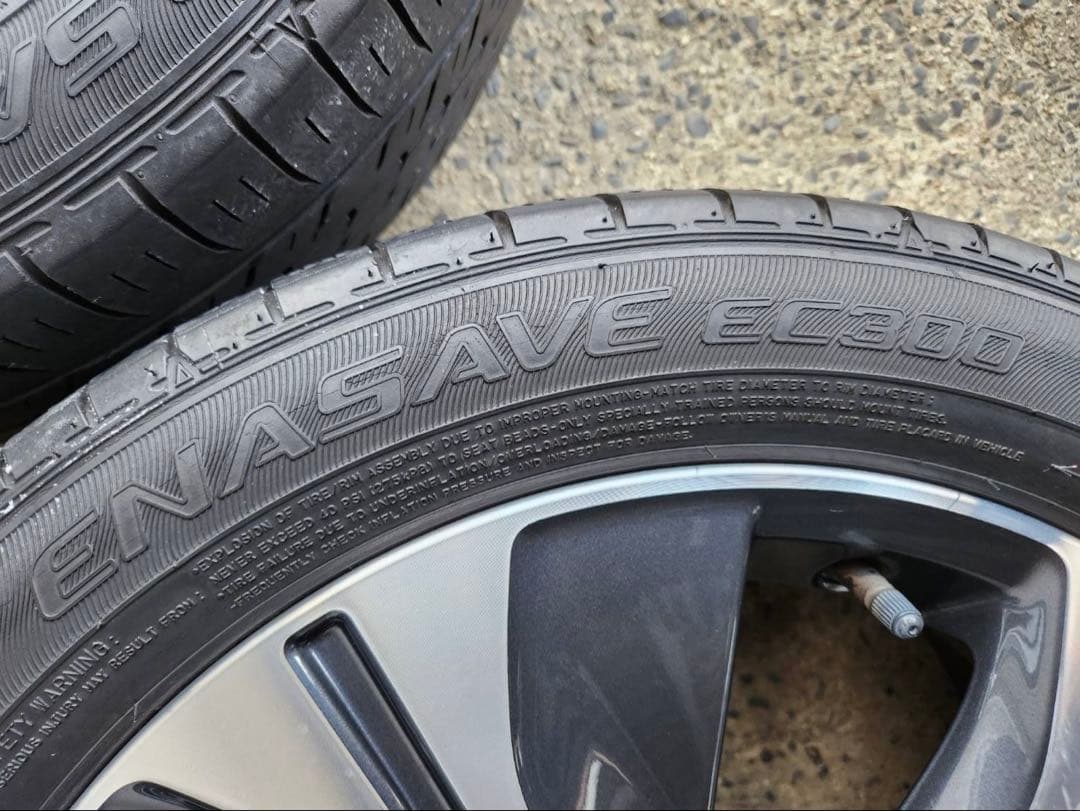 ★送料無料★美品日産純正ZE1リーフ 17インチアルミホイール＆タイヤ４本セット