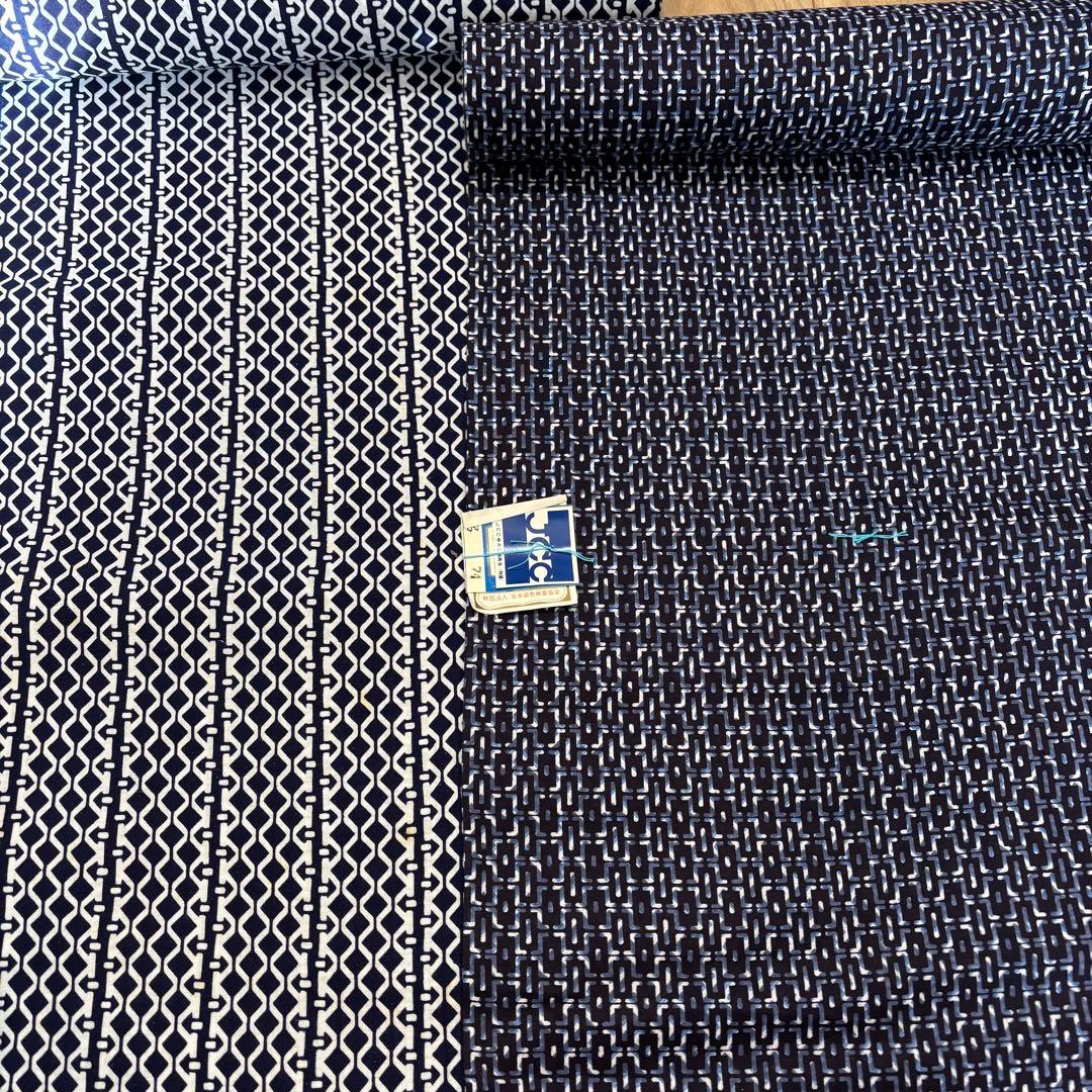 E格安 リメイク　まとめ売り　着物　10点　本染　浴衣　反物　三勝染め　源氏物語