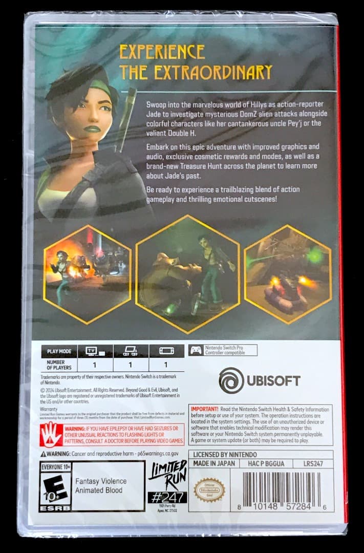 ビヨンド グッド & イービル 20周年エディション Switch