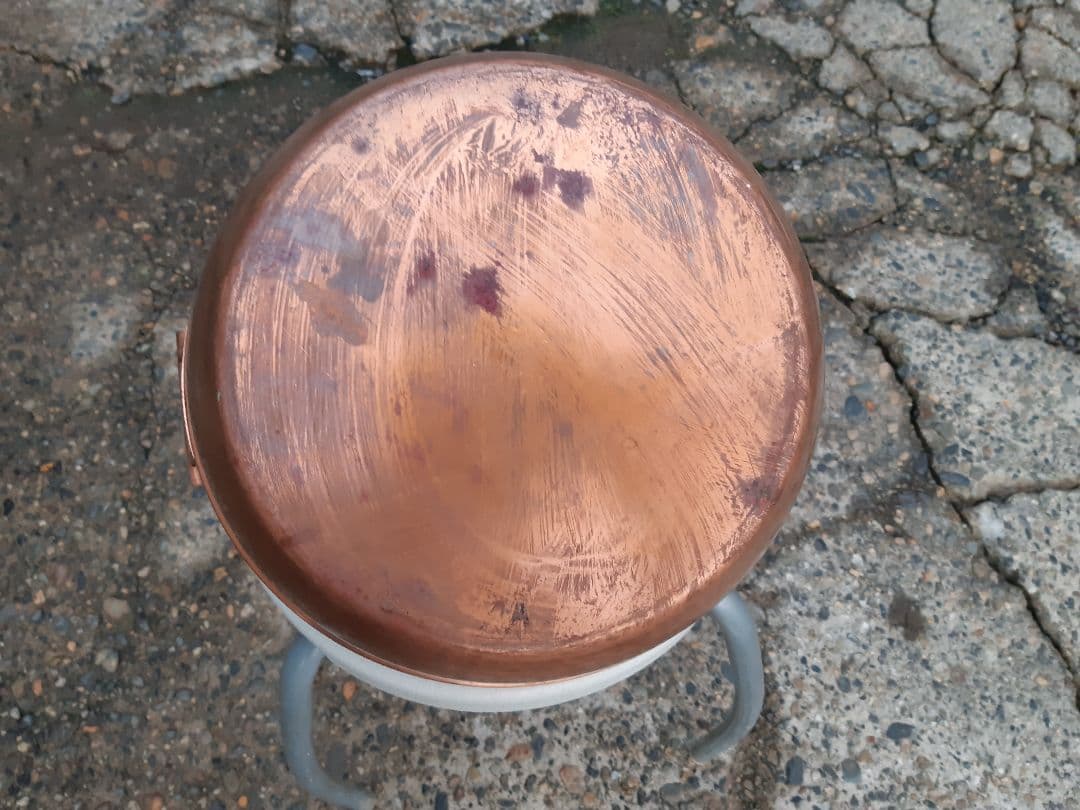 銅なべふた付き