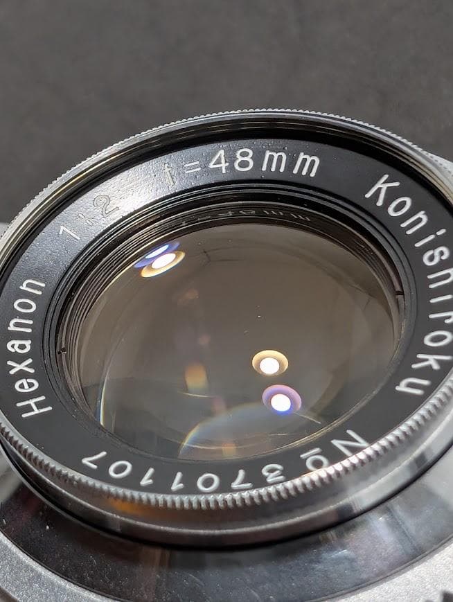【外観・光学美品】KONICA ⅢA 48mm F/2 フィルムカメラ