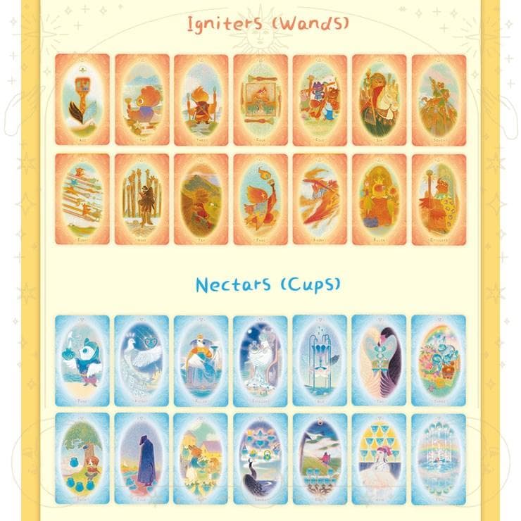 【正規品タロットカード】クラファン完売✨癒しの手描きイラスト✨ちびカラスのデッキ