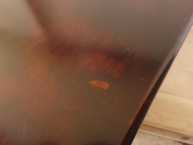 北海道民芸家具　ＨＭ4052　座卓　ローテーブル　再塗装済　ＵＳＥＤ