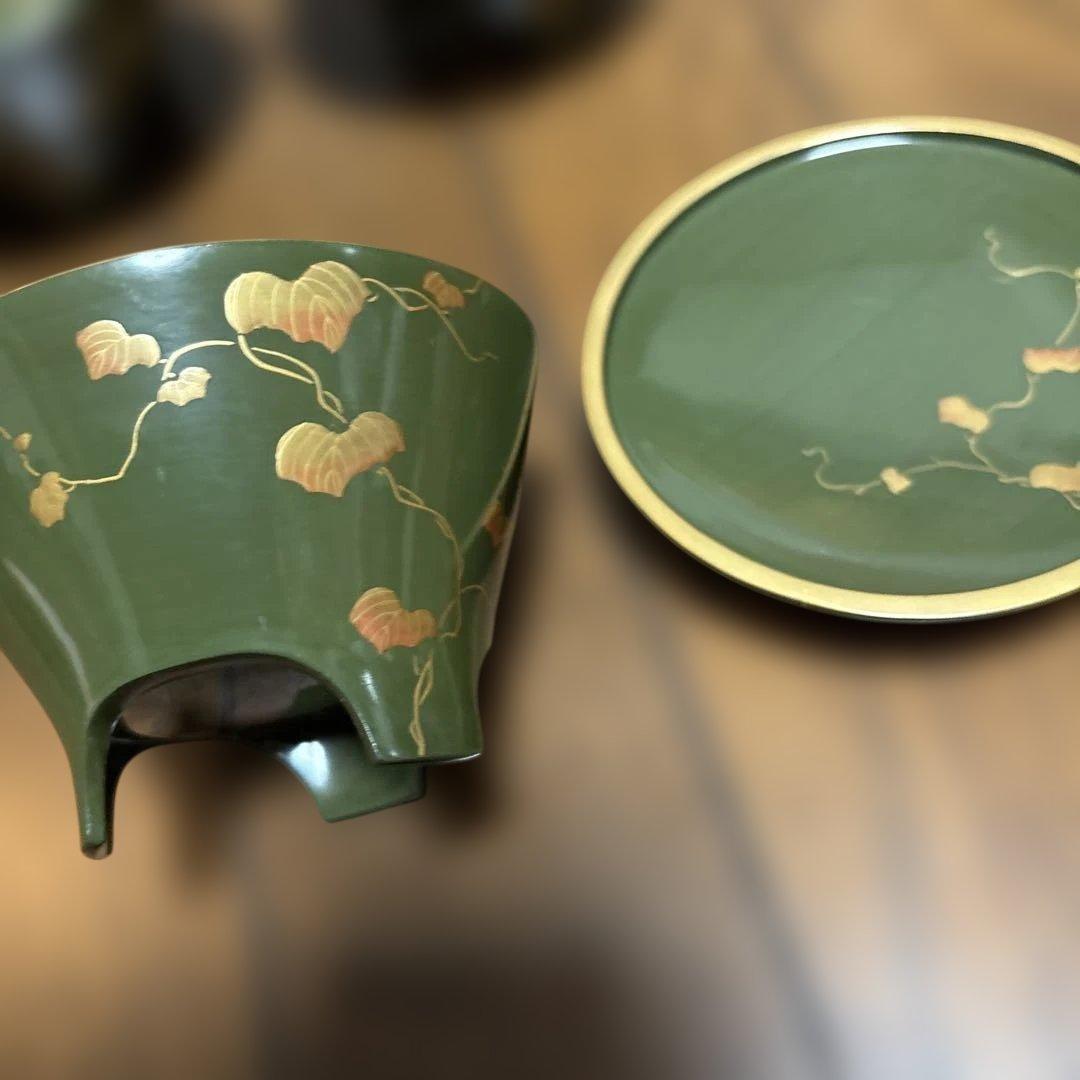 期間限最終処分特価逸品輪島アンティークお吸い物椀五客セット煮物や向付上品オシャレ