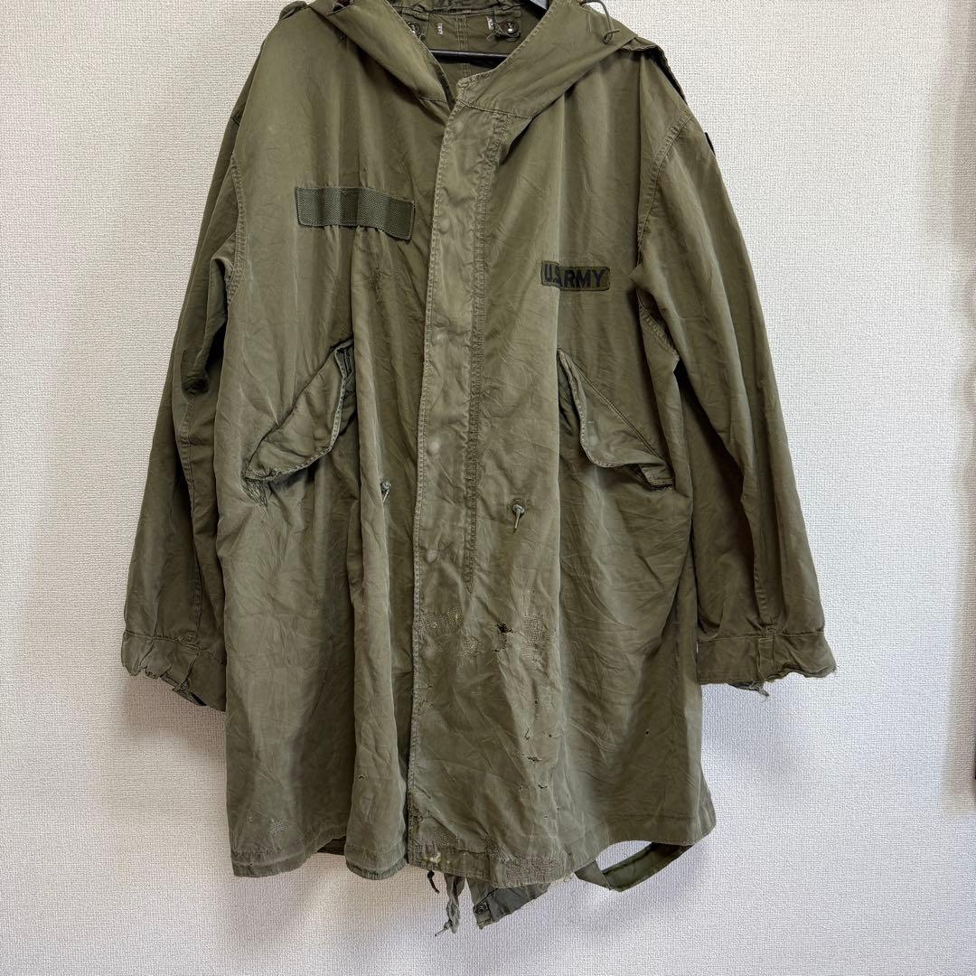 【大戦級アジ】50s US ARMY M-51 モッズコート ボロ加工