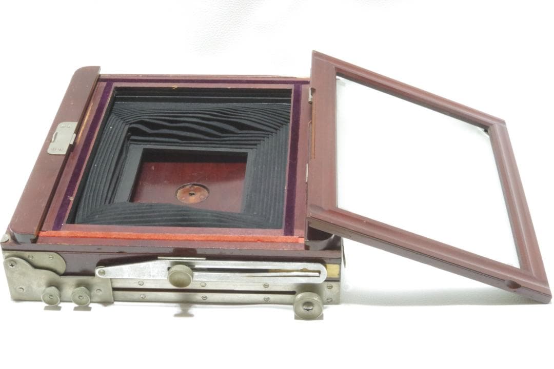 大判カメラ 木製 フィールドカメラ メーカー不明 動作確認済