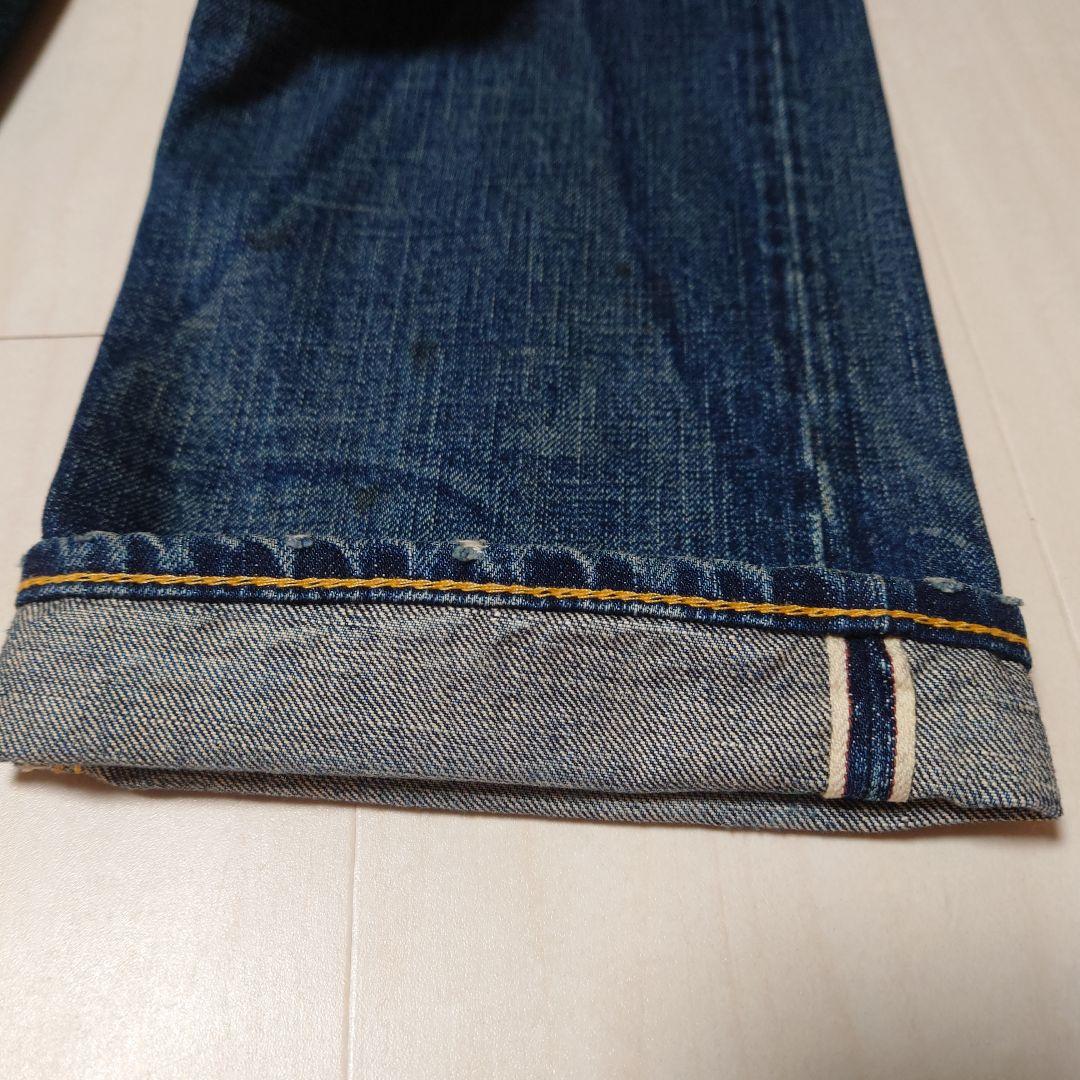 【極美品】RRL(ダブル アールエル) ユーズド加工ジーンズW32L32