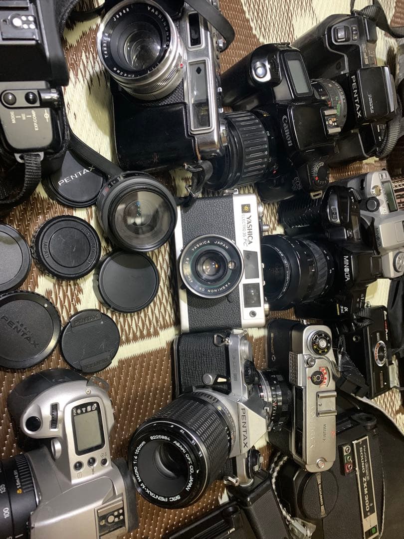 【SALE】フィルムカメラ レンズ付 まとめてセット　ジャンク