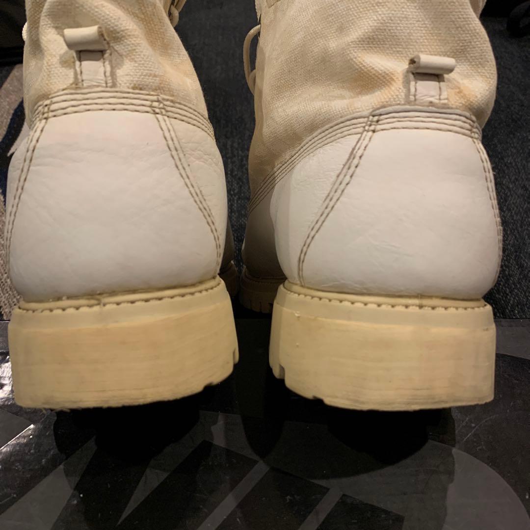 ティンバーランド ホワイト ワークブーツ27.5cm